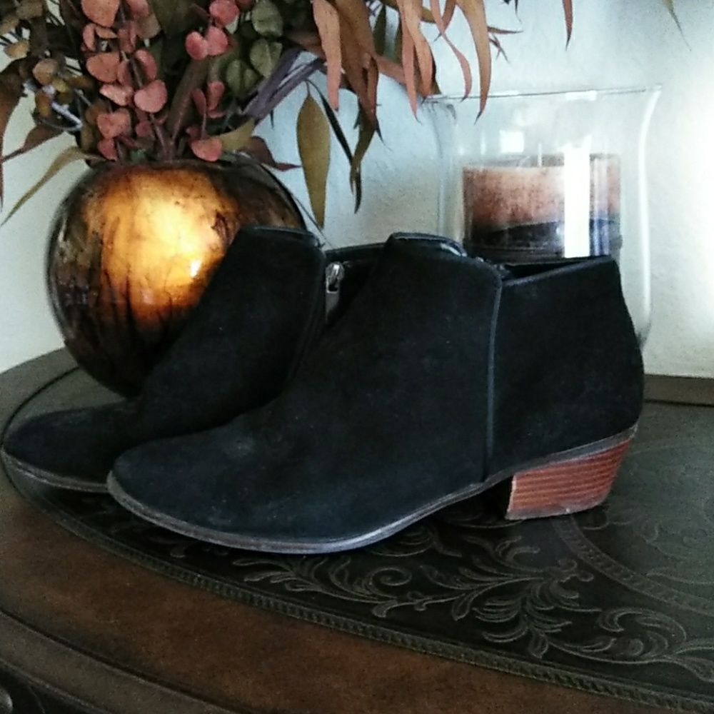 Black ankle boots